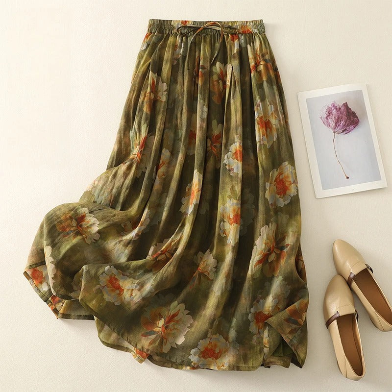 MELLY LINEN SKIRT