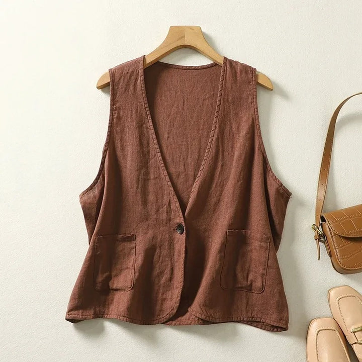 RICA LINEN VEST