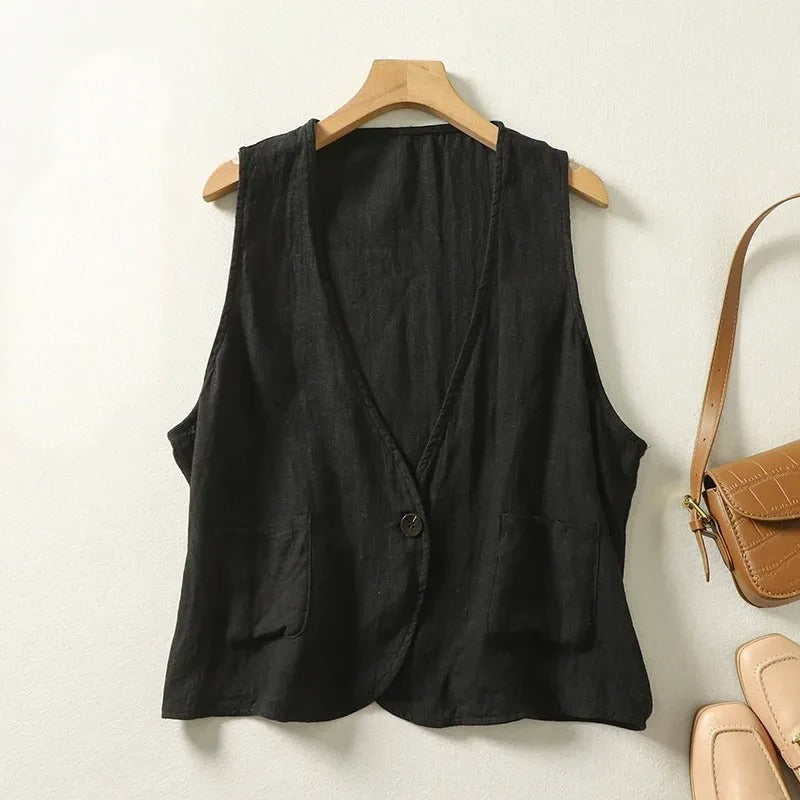 RICA LINEN VEST