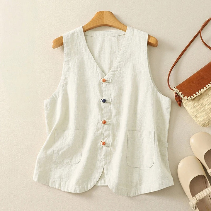 AMERA LINEN VEST
