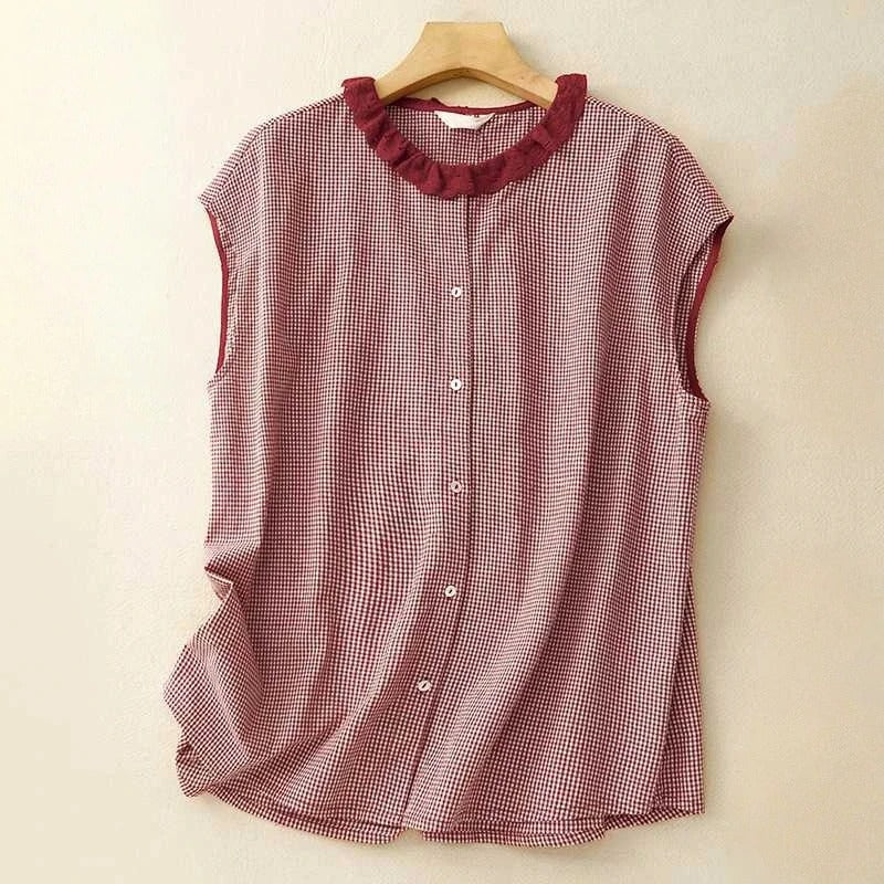VICKY LINEN TOP