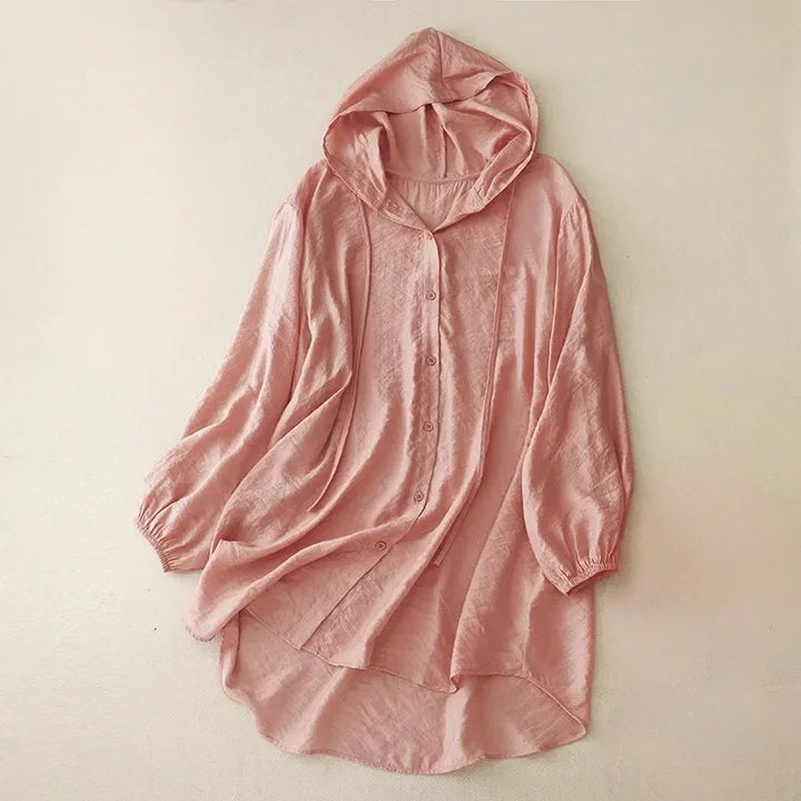 ADRIANNE LINEN HOODIE