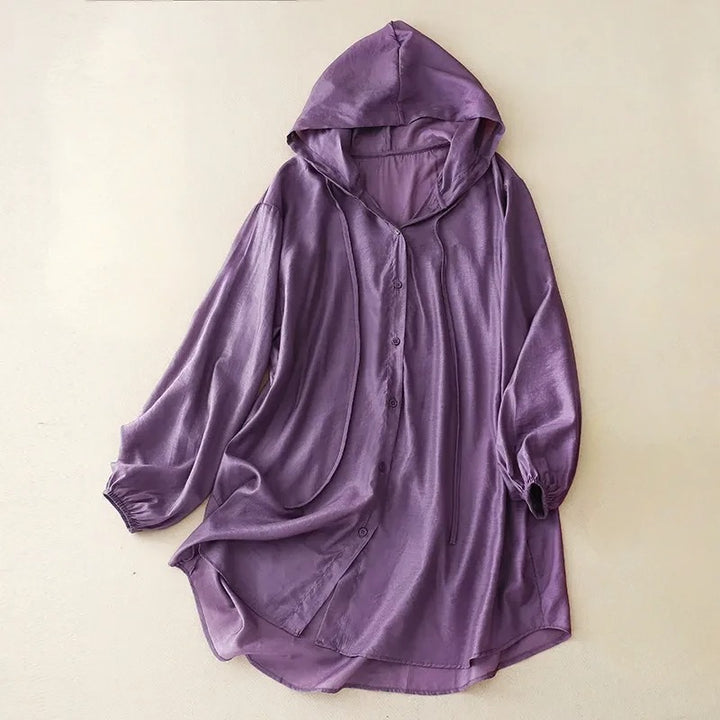 ADRIANNE LINEN HOODIE