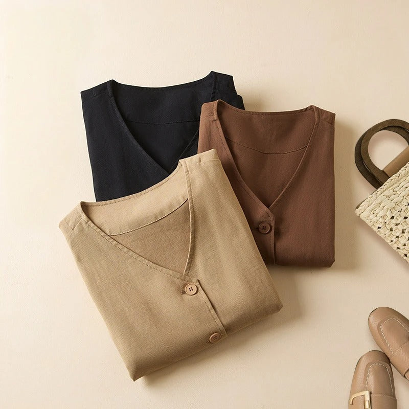 SOFIA LINEN VEST