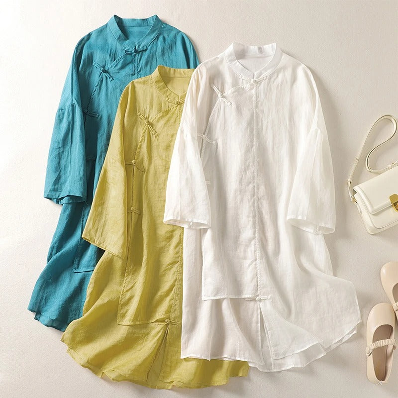 ARISHA LINEN CARDIGAN