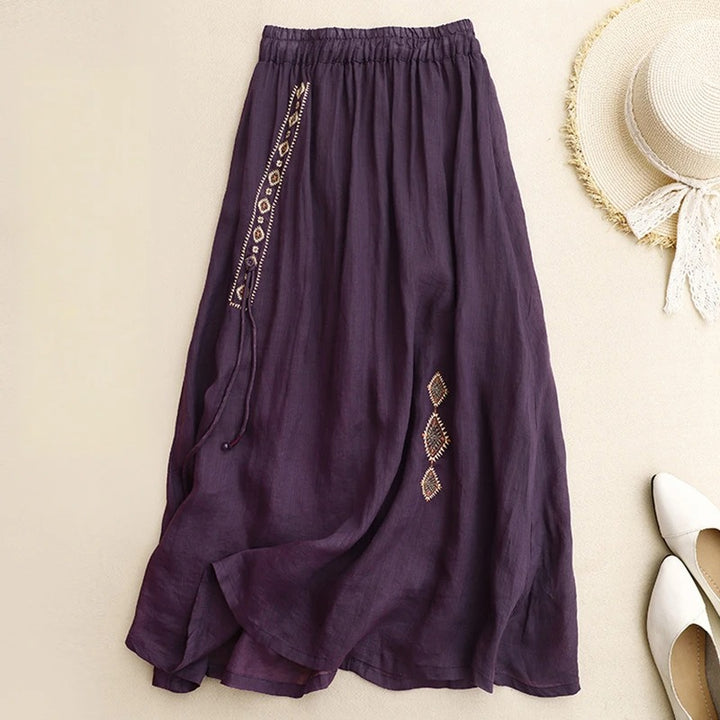 MONACO LINEN SKIRT