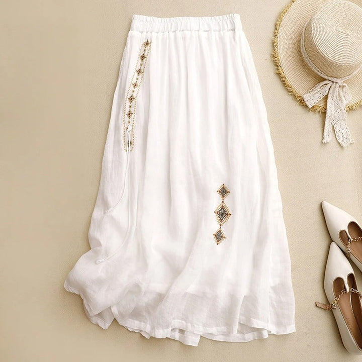 MONACO LINEN SKIRT