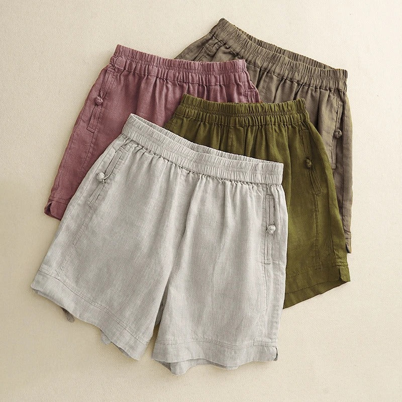 VICKY LINEN SHORTS