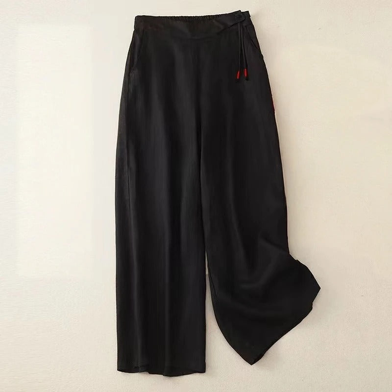VIOLET LINEN PANTS