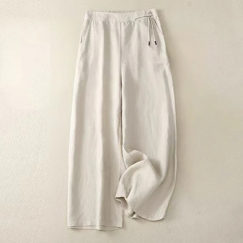 VIOLET LINEN PANTS
