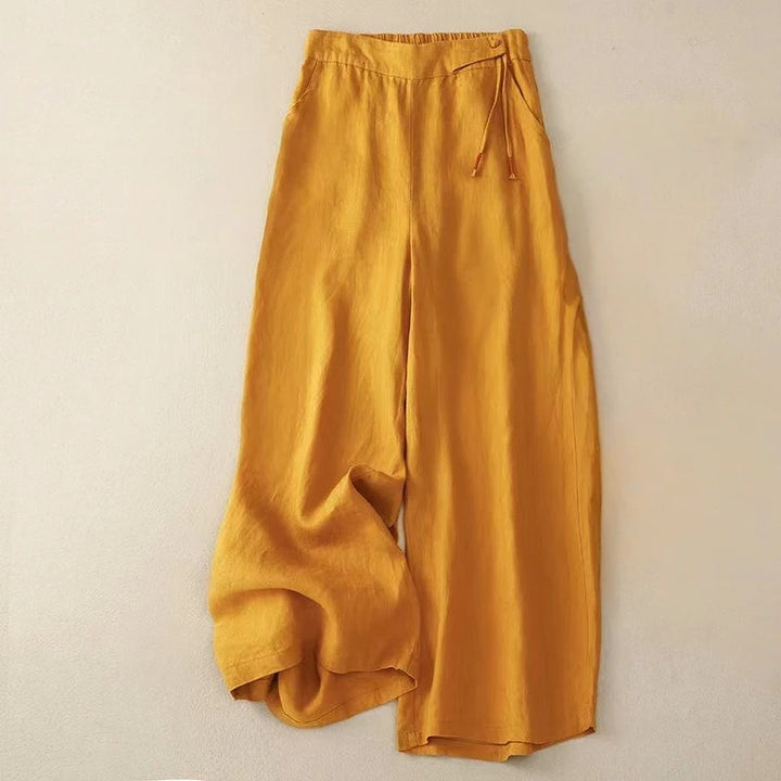 VIOLET LINEN PANTS