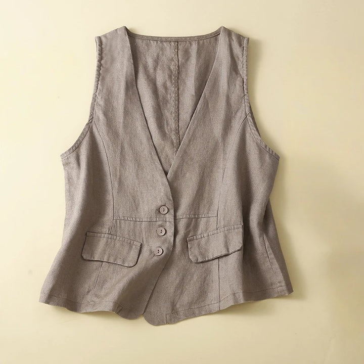BRIDGET LINEN VEST