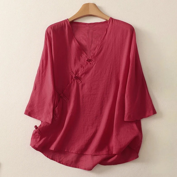 DANA LINEN BLOUSE