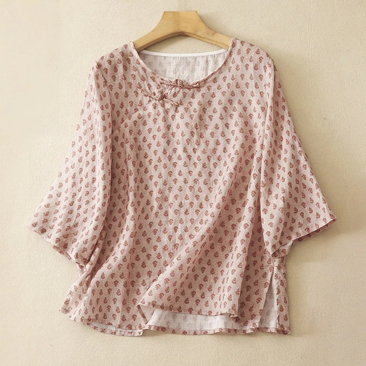 MADDIE LINEN BLOUSE