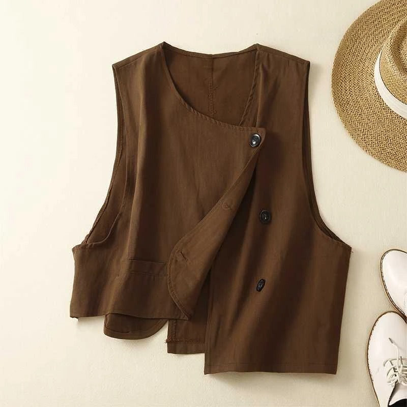 MADINA LINEN VEST