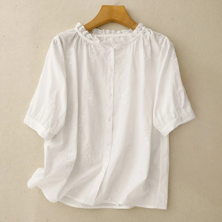 VICKY LINEN BLOUSE