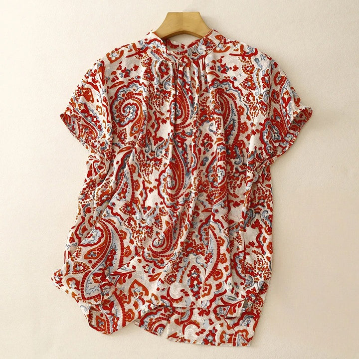SALINA LINEN BLOUSE