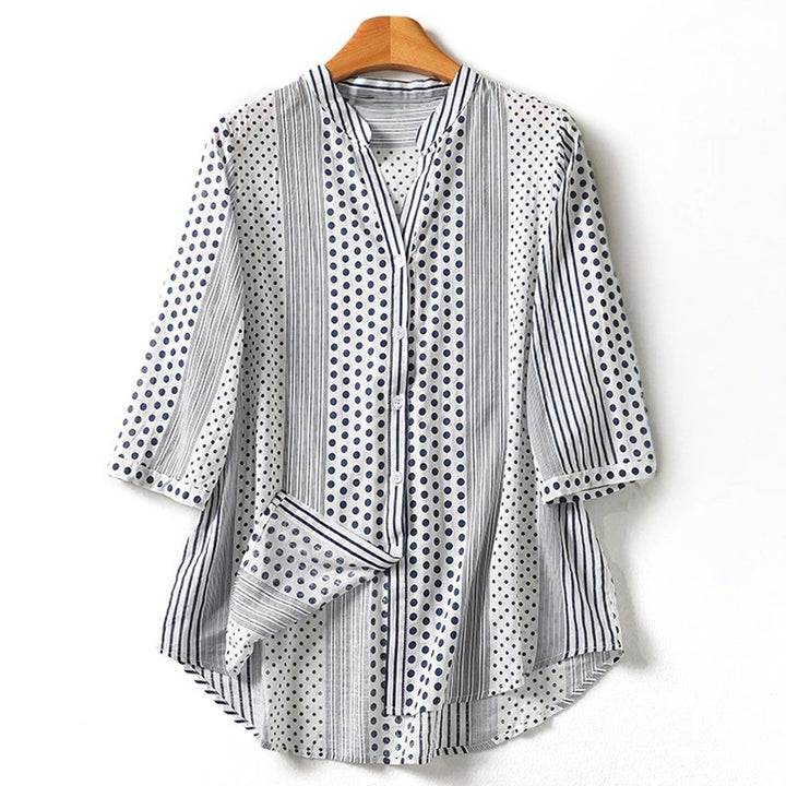 MILA LINEN BLOUSE