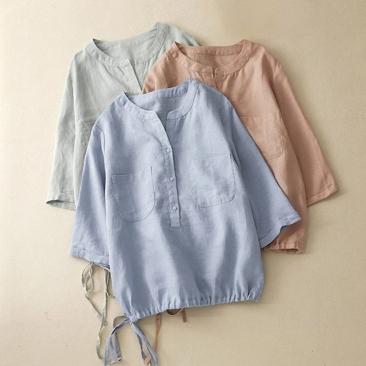 JULIET LINEN BLOUSE