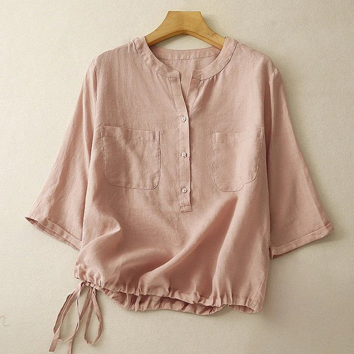 JULIET LINEN BLOUSE