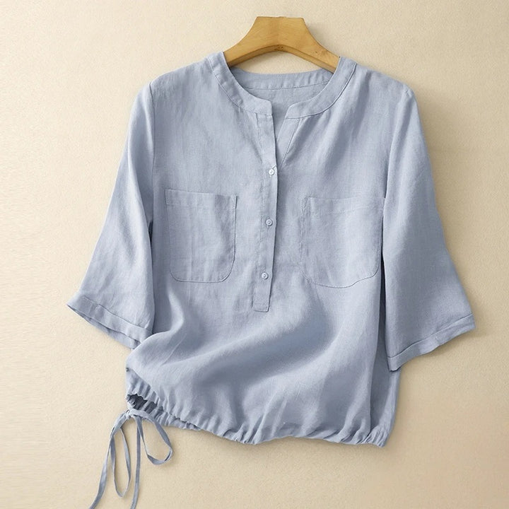 JULIET LINEN BLOUSE