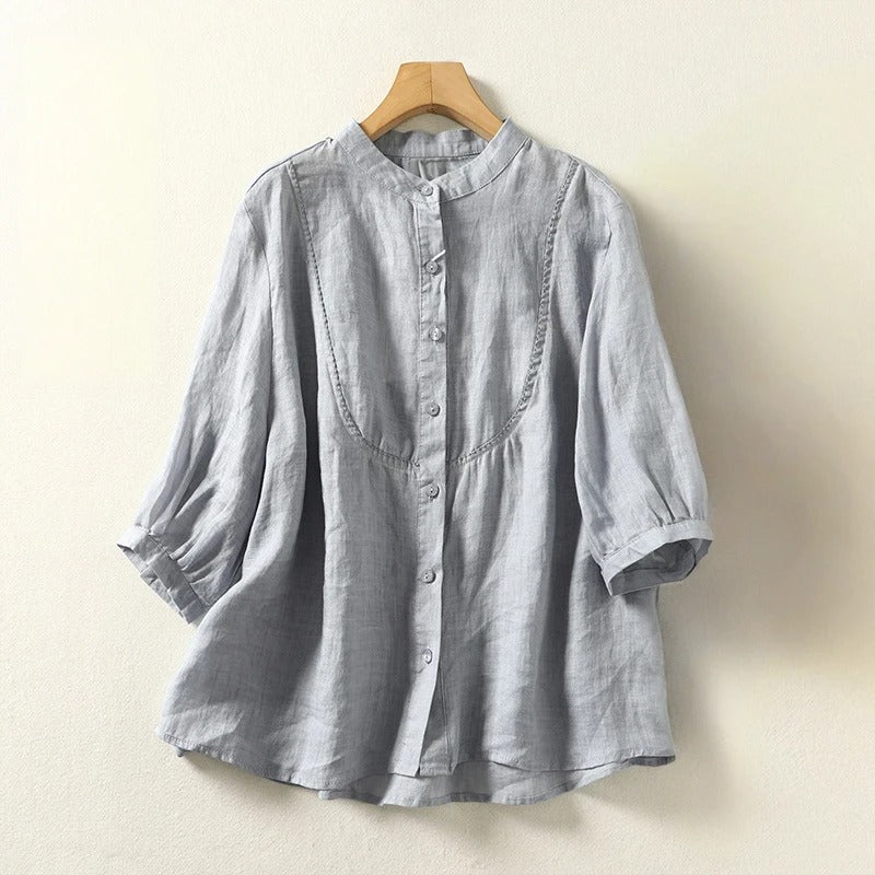 JESSICA LINEN BLOUSE