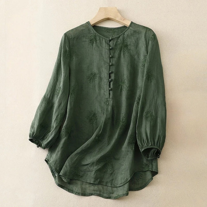 SALINA LINEN BLOUSE