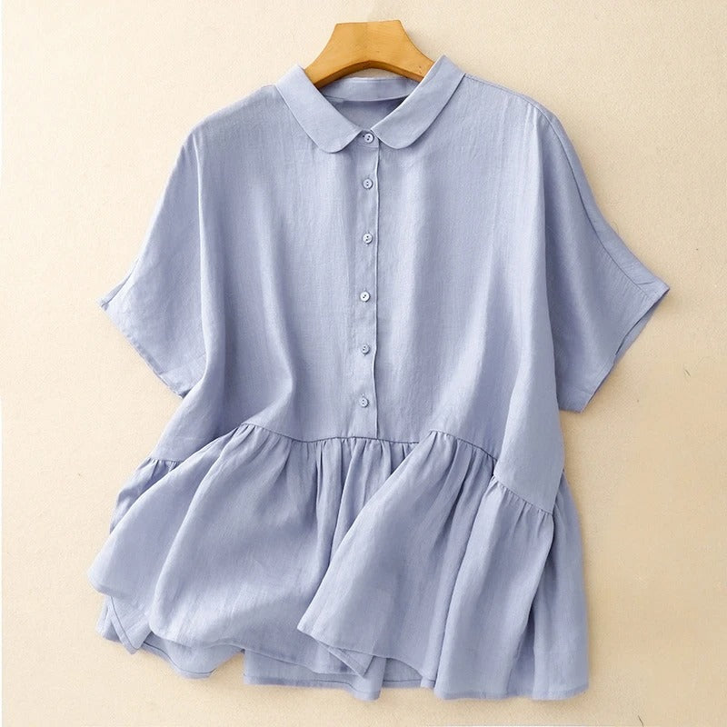 VIVI LINEN BLOUSE