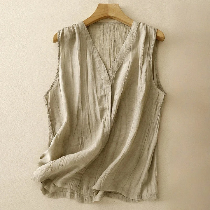 SABRINA LINEN BLOUSE