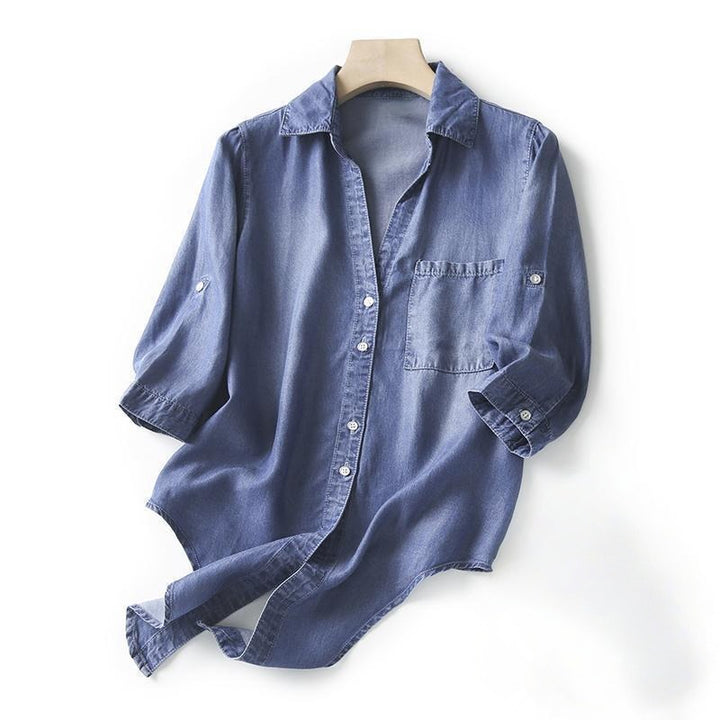 VICTORIA DENIM SHIRT