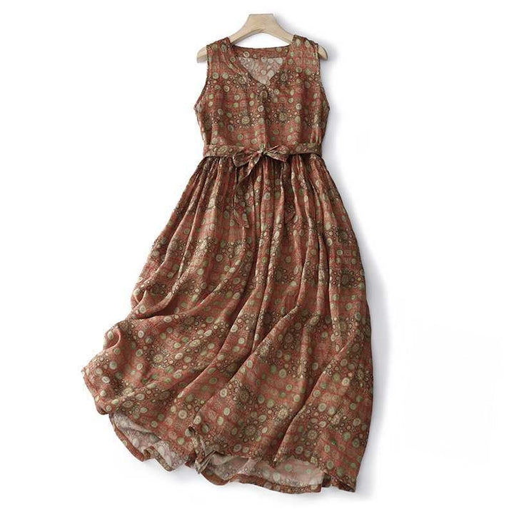 ELORA LINEN DRESS
