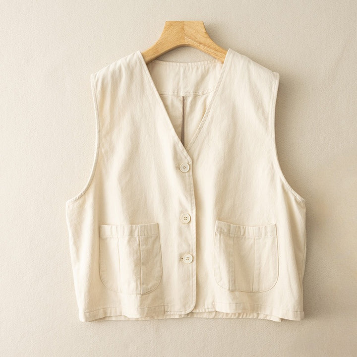 VELARIA LINEN VEST