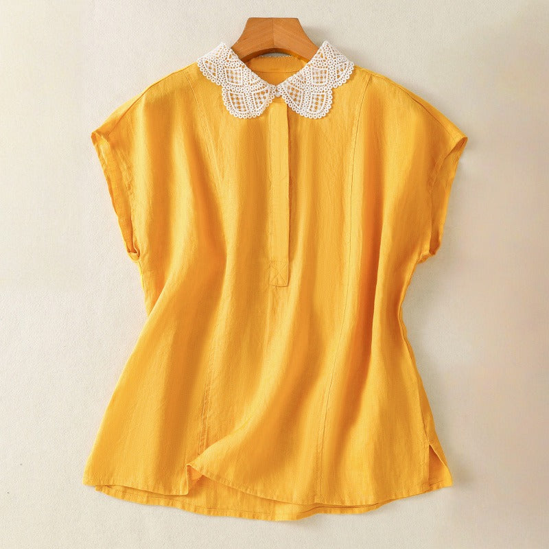 LUNA LINEN T SHIRT