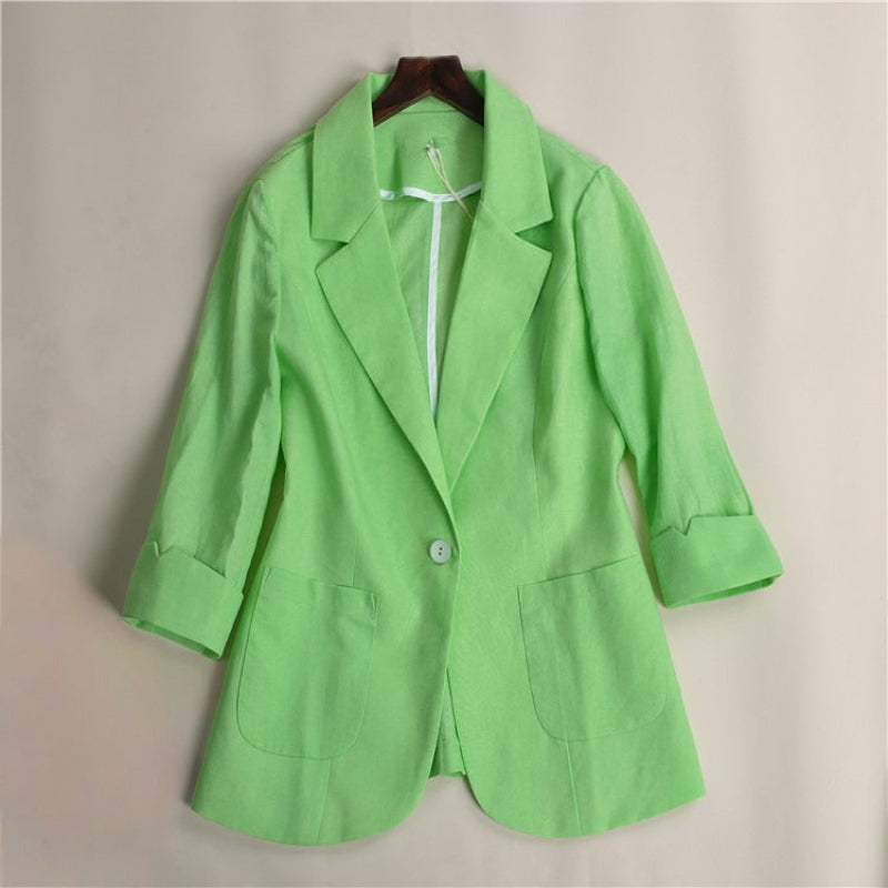 VIVA LINEN BLAZER