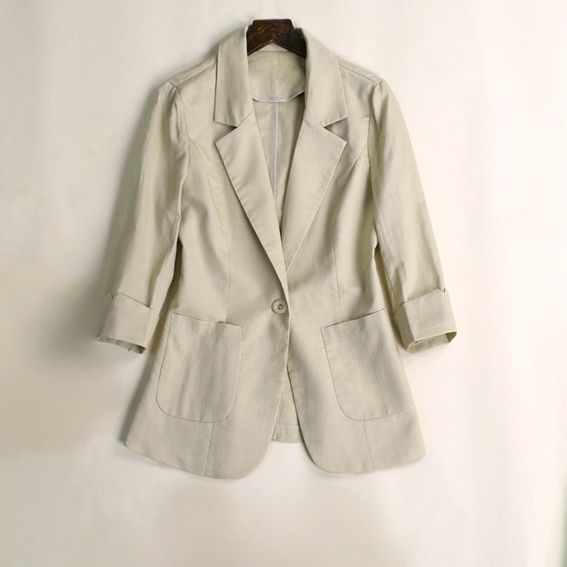 VIVA LINEN BLAZER