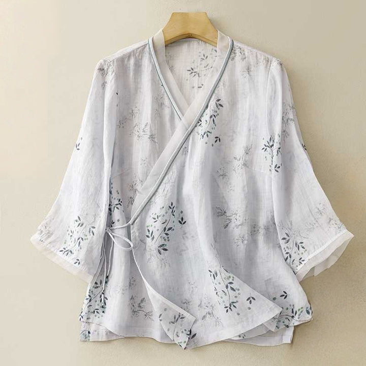 SUSAN LINEN BLOUSE