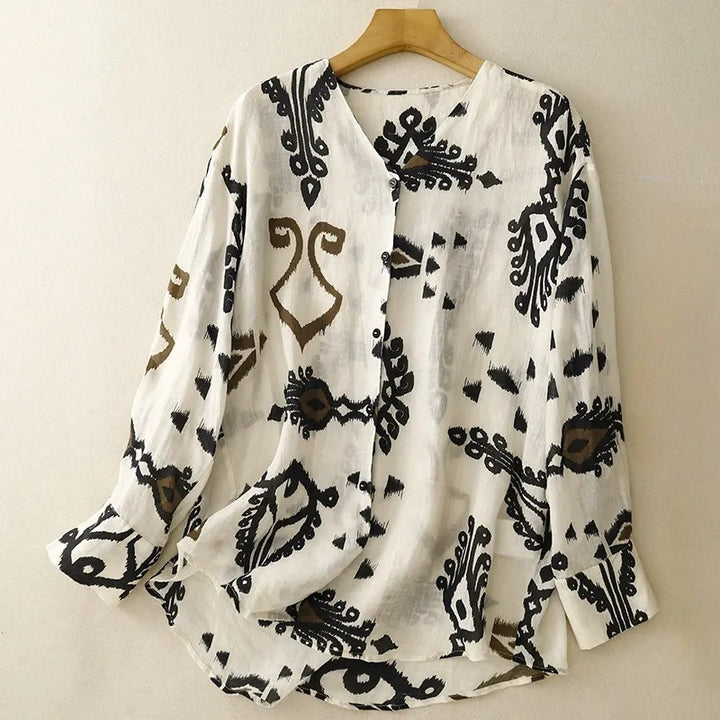 MADINA LINEN BLOUSE