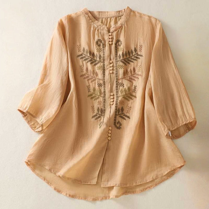 SHARON LINEN BLOUSE