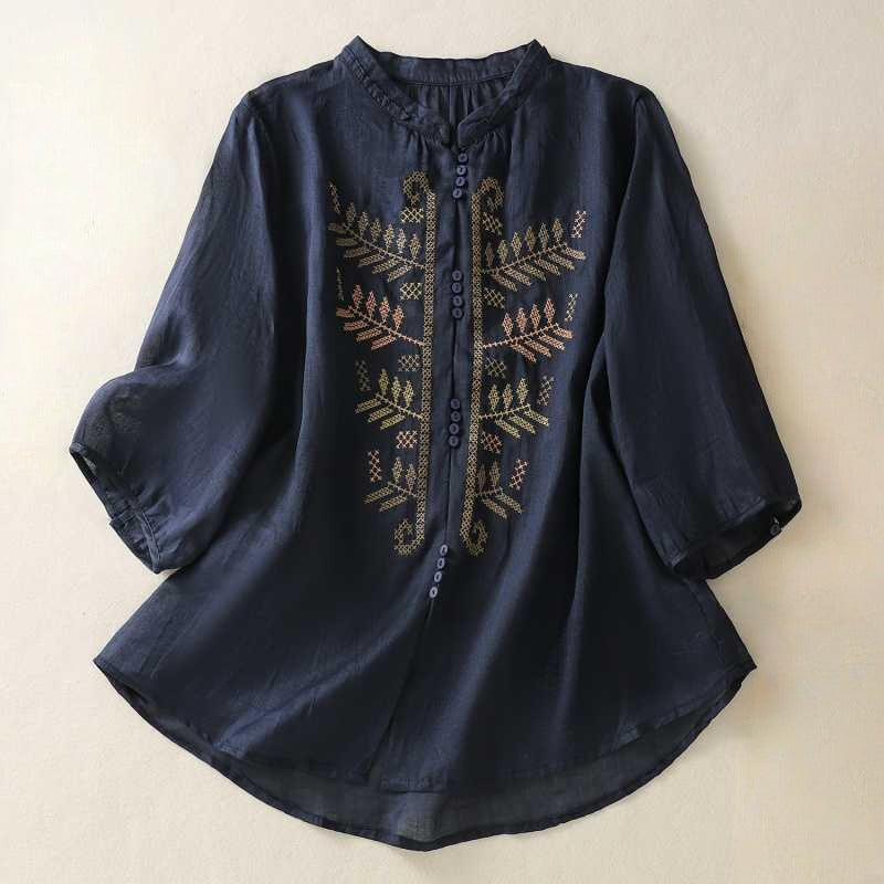 SHARON LINEN BLOUSE