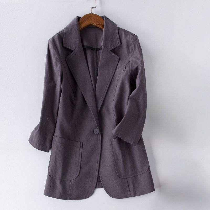 MARIA LINEN JACKET
