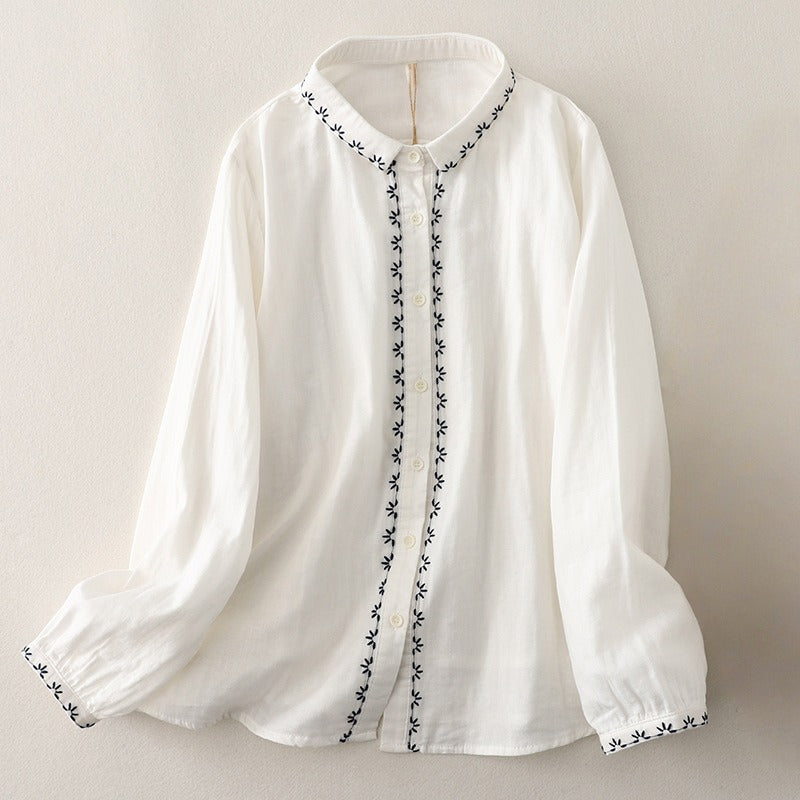 ELLA LINEN BLOUSE