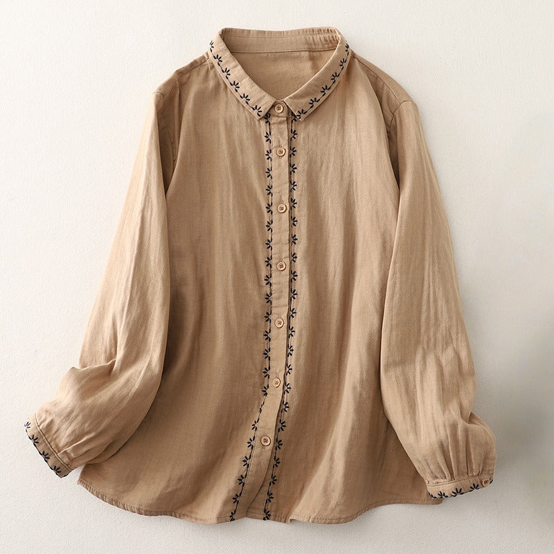 ELLA LINEN BLOUSE
