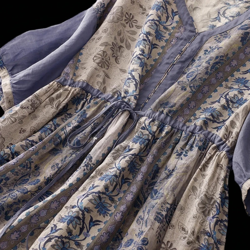 ELORA LINEN DRESS