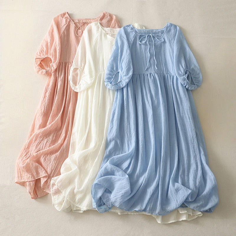 CHARLOTTE LINEN DRESS