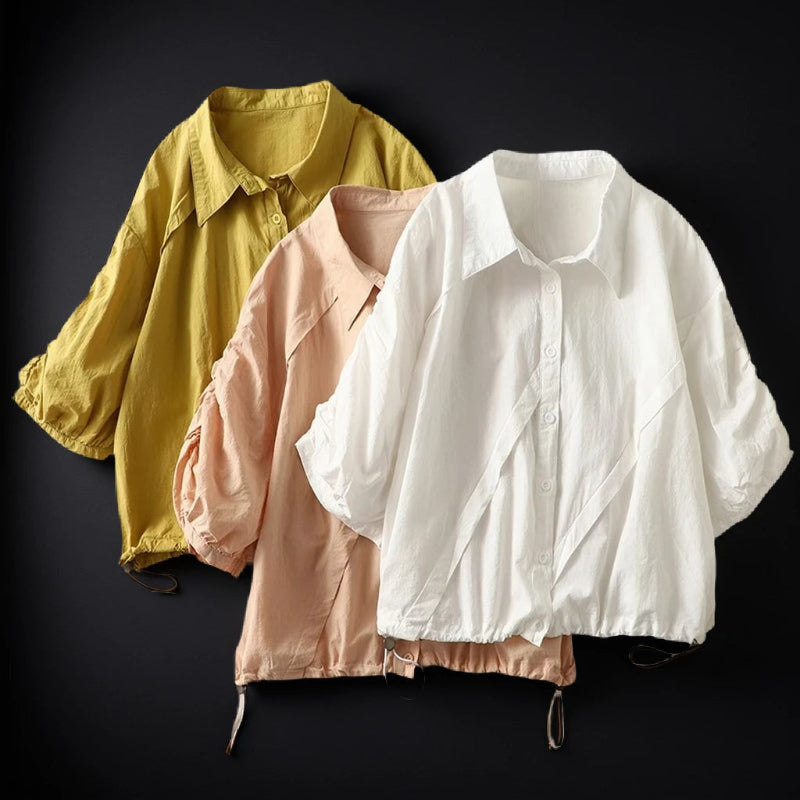 ELLA™ LINEN POLO SHIRT