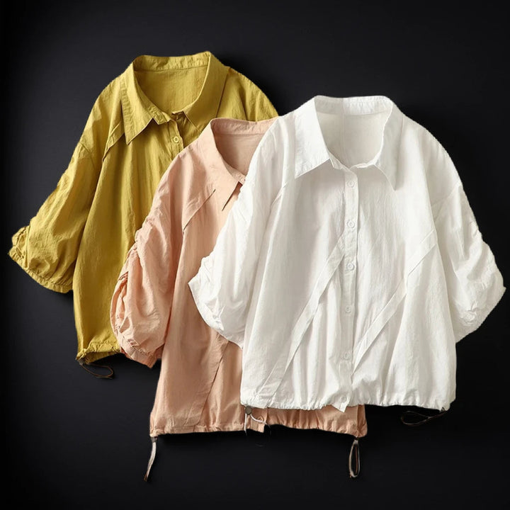 ELLA™ LINEN POLO SHIRT