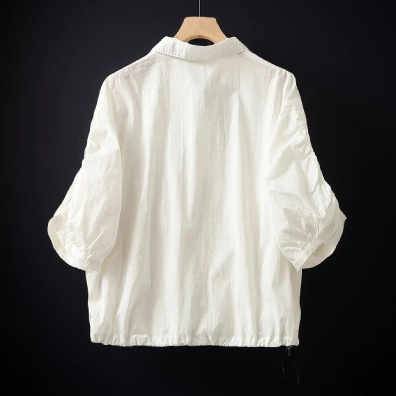 ELLA™ LINEN POLO SHIRT