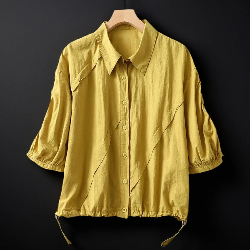 ELLA™ LINEN POLO SHIRT