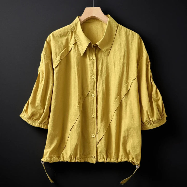 ELLA™ LINEN POLO SHIRT