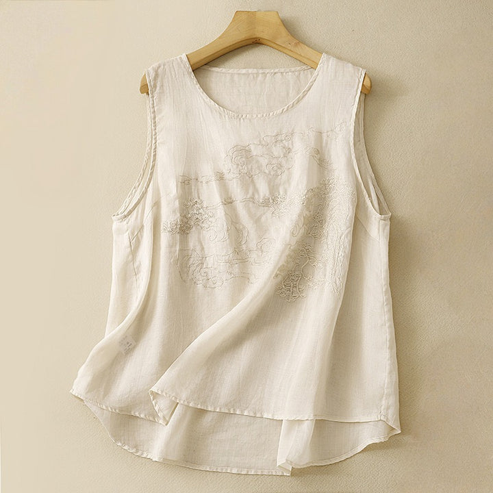 STELLA LINEN TOP